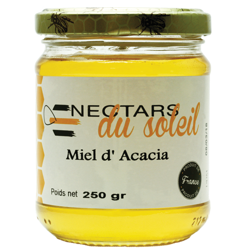Miel d’Acacia 250g – Nectars du Soleil
