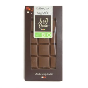 Tablette Chocolat Lait 36% Congo BIO 100g