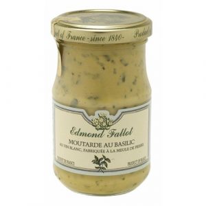 Moutarde au Basilic 100g – Moutarderie Fallot