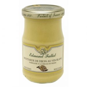 Moutarde de Dijon au vin Blanc 210g – Moutarderie Fallot