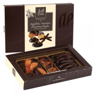 Boîte Aiguillettes, Mendiants, Clémentines 170g – île de ré chocolateries