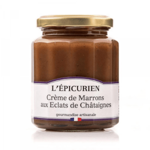 Crème de Marrons aux éclats de Châtaignes 320g – L’Epicurien