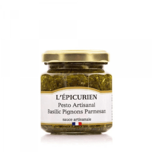 Pesto Basilic Pignons Parmesan 100g – L’Epicurien