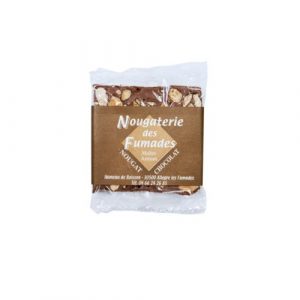 Pavé Nougat Chocolat Amande 50g – Nougaterie Des Fumades
