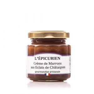 Crème de Marrons aux Éclats de Châtaignes 125g – L’Epicurien