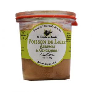 Rillettes de Poissons de Loire, agrumes et gingembre 100g