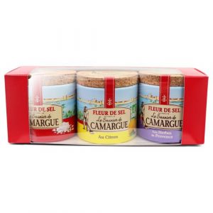 Fleur de Sel de Camargue Coffret 3x50g – Le Saunier de Camargue