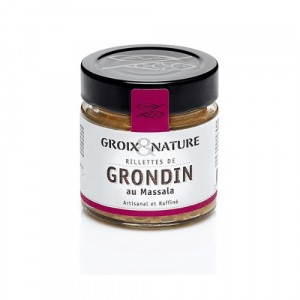 Rillettes de Grondin au Massala 100g – Groix & Nature