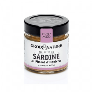 Rillettes de Sardine au Piment d’Espelette 100g – Groix & Nature