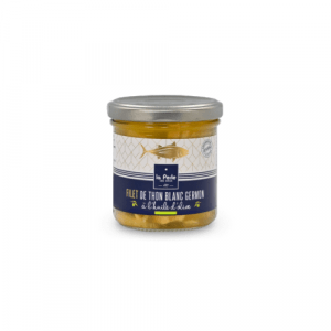 Filets de thon blanc Germon à l’huile d’olive 140g – Perle des dieux
