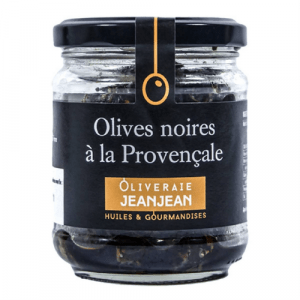 Olives noires provençales 120g – Oliveraie Jeanjean