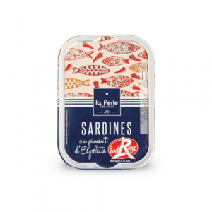 Sardines Label Rouge au Piment d’Espelette – 115g La Perle des Dieux
