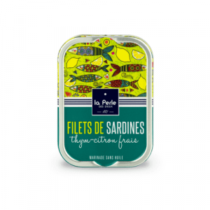 Sardines thym et citron frais 115g – La Perle des Dieux