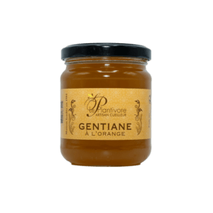 Confiture gentiane et orange 100g – Plantivore