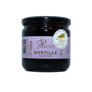 Confiture myrtille sauvage 100g – Plantivore