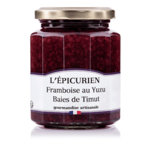 Framboise yuzu et baies de Timut – l’Épicurien